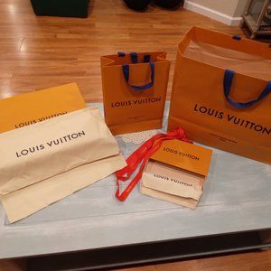 LV bag box and more